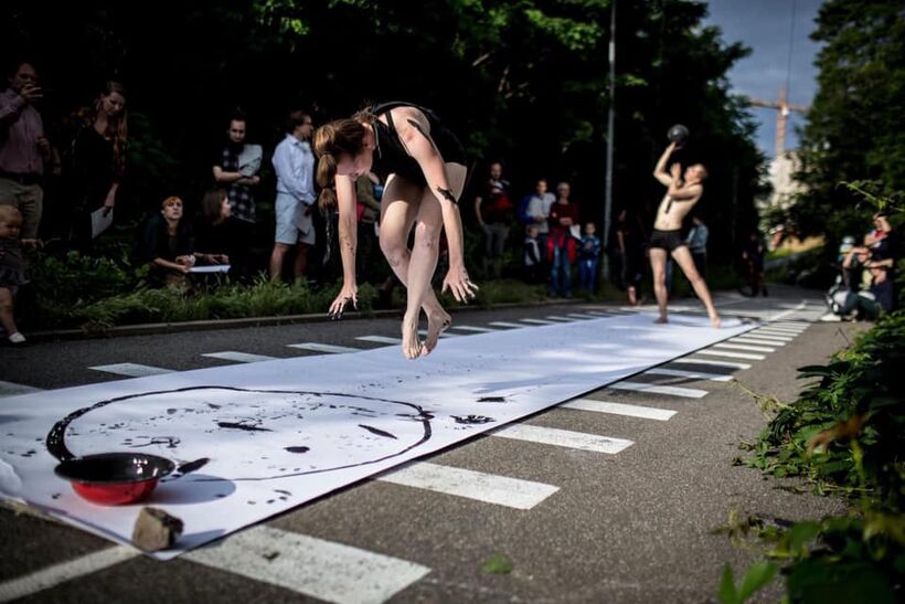 Black Rain (Eliška Brtnická, Filip Zahradnický). Foto: Vojtěch Brtnický.